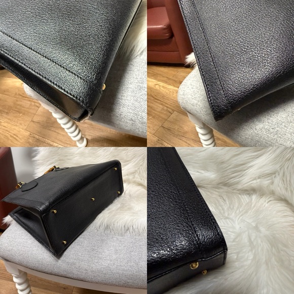 Authentic Gucci Diana Bamboo Black Tote - Picture 13 of 17